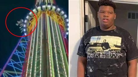 Tyre Sampson, a rising middle school football star from Missouri, died after falling from a towering Florida amusement ride. . Where can i watch the tyre sampson video